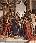 Filippino Lippi Canvas Paintings - The Marriage of St Catherine